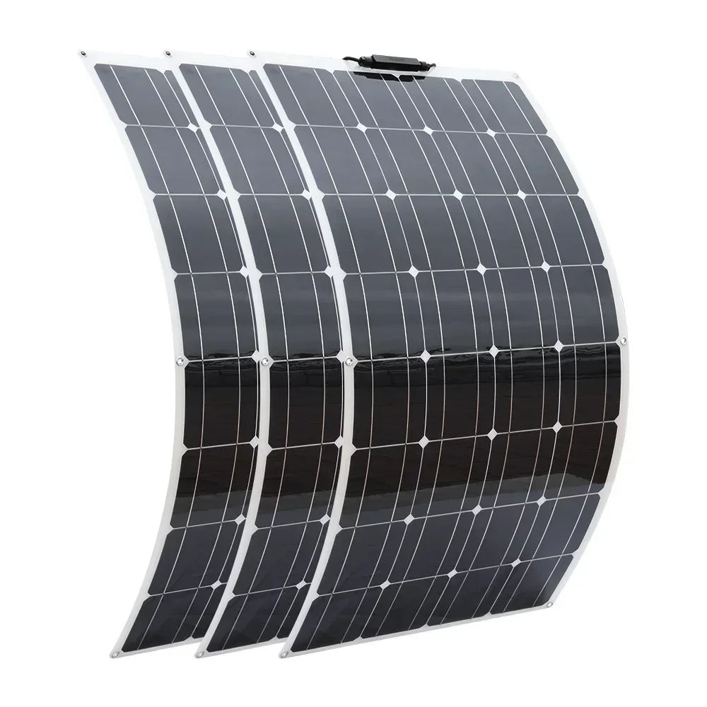 100w 200w 300w 400w 1000w flexible solar panel efficiency cell diy mod