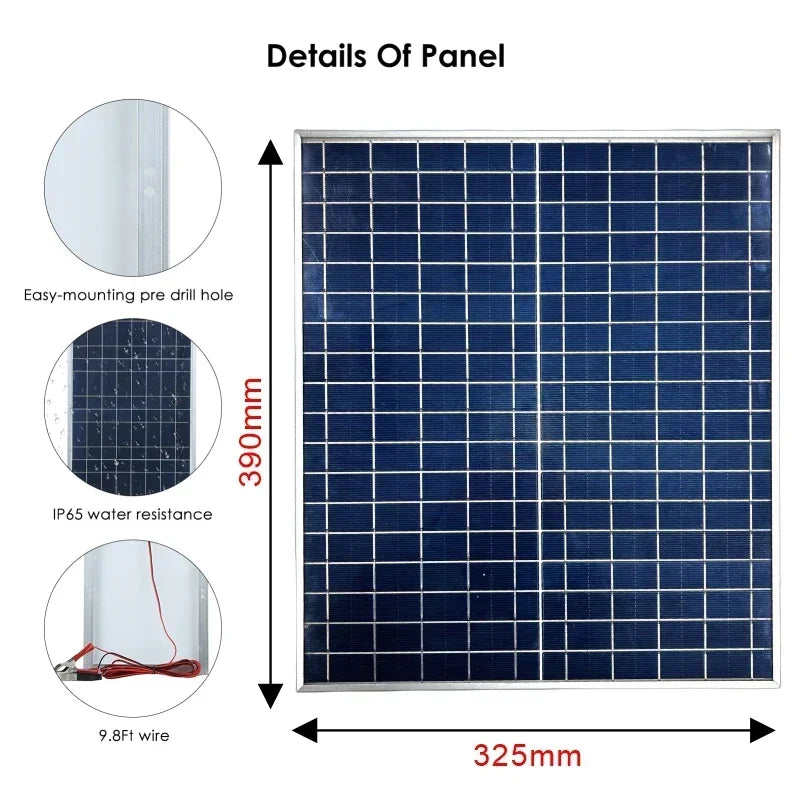 Power Bank Kit 100AController Solar Plate