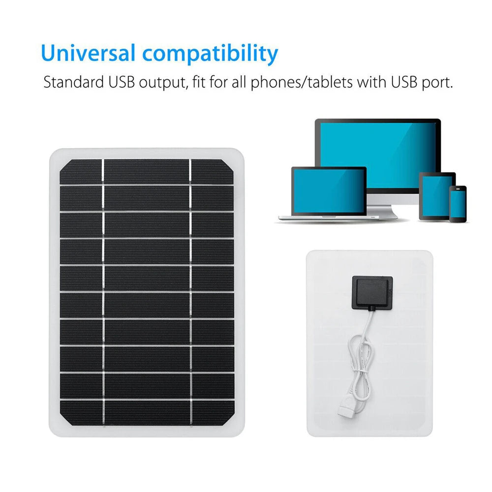 5v 10w solar panel output usb outdoor portable solar system mobile pho