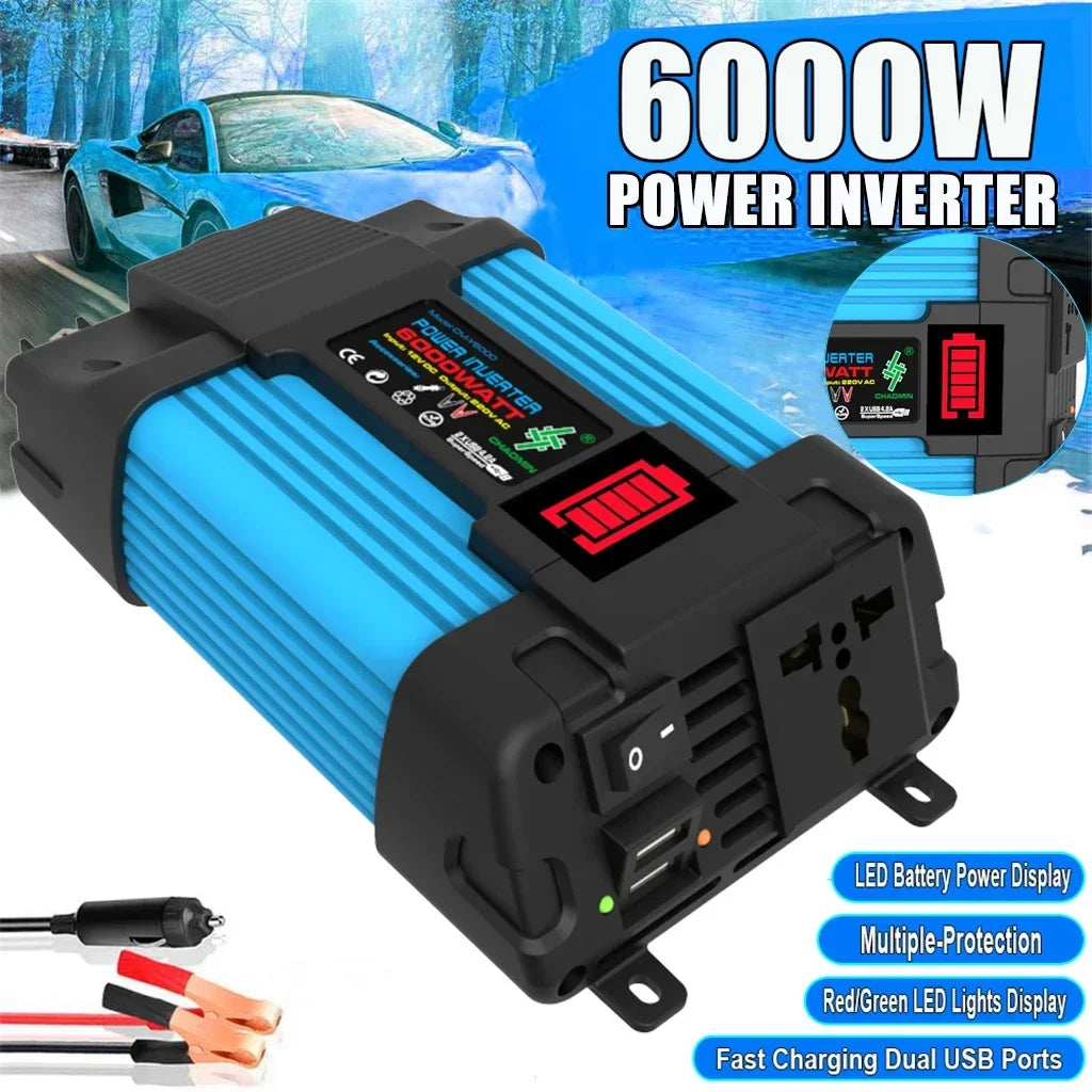 6000w solar inverter solar panel system dc 12v