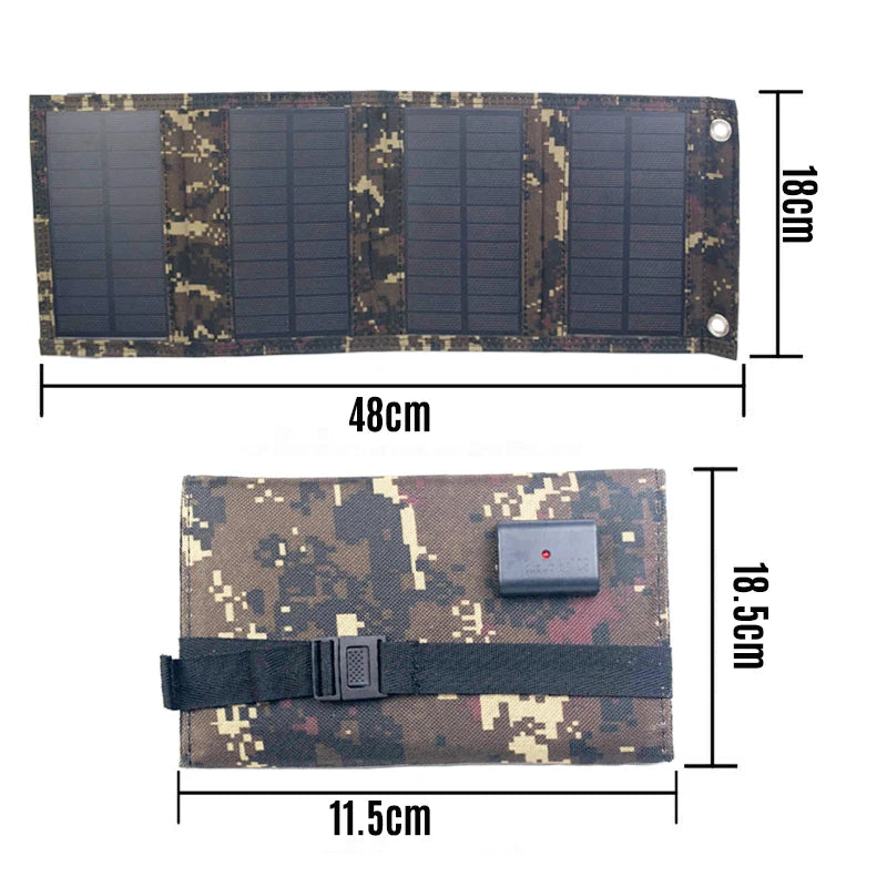 usb foldable solar panel portable flexible small waterproof 5v folding