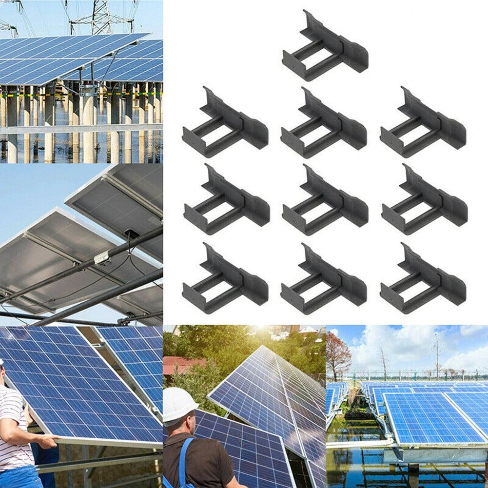 10 pcs solar panel frames water drained