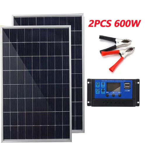 Portable Outdoor Rechargeable Solar Cell Generator for Home