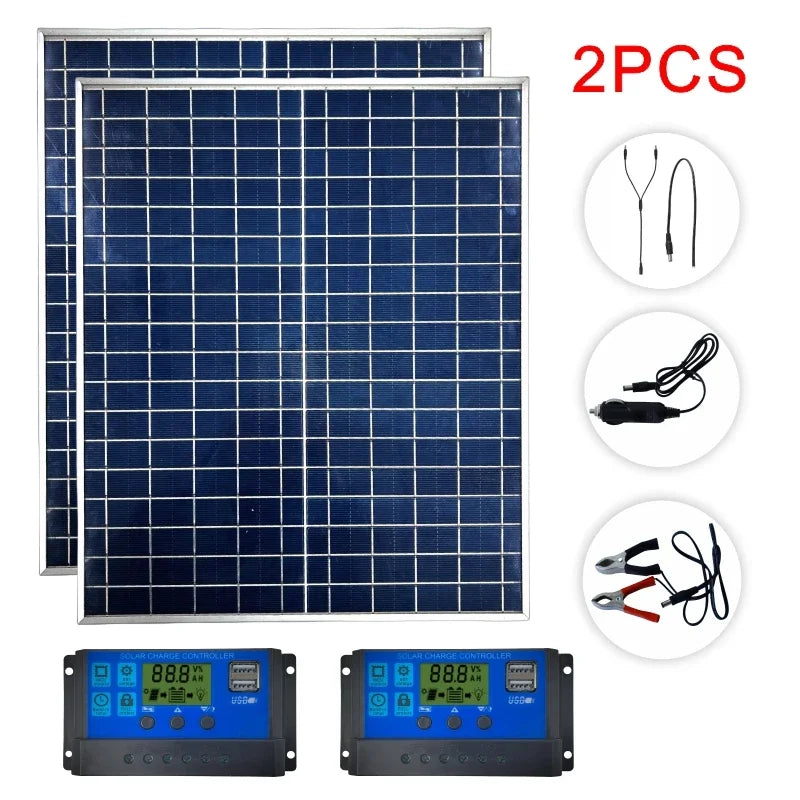 Power Bank Kit 100AController Solar Plate