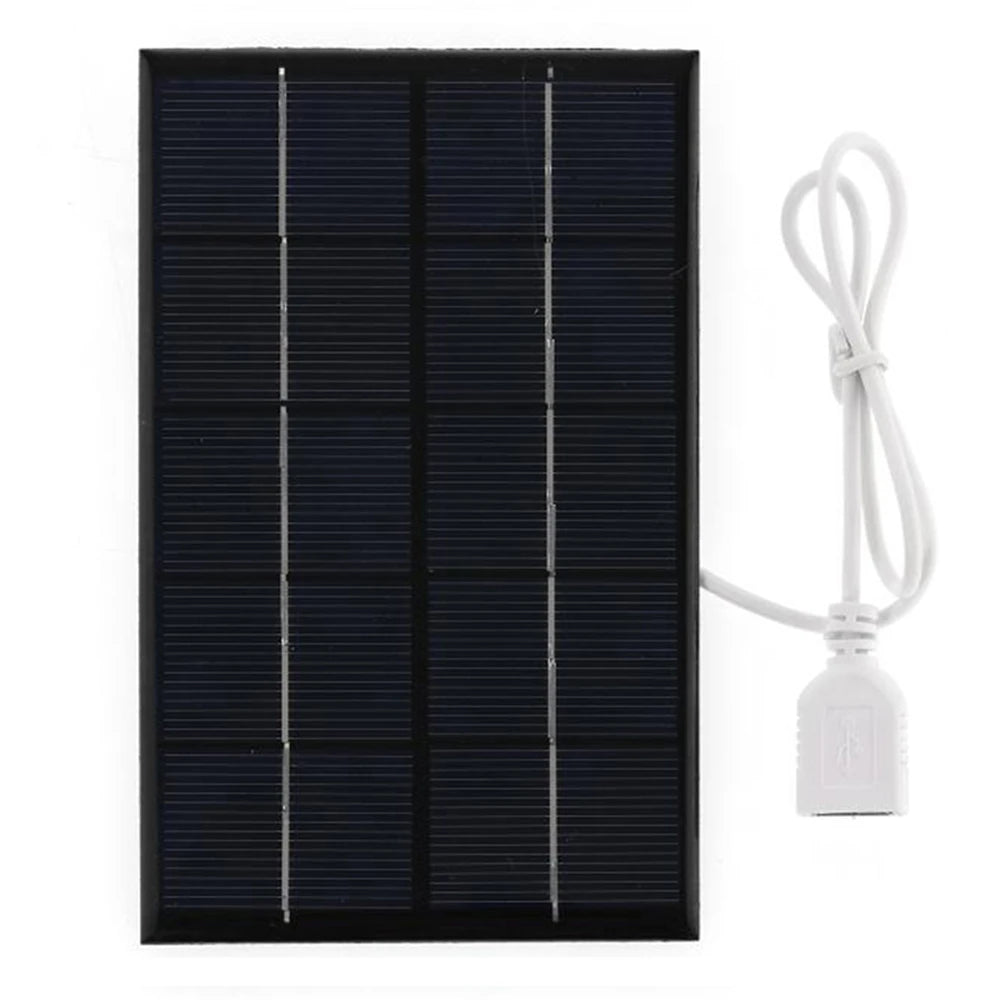 5v 10w solar panel output usb outdoor portable solar system cell phone