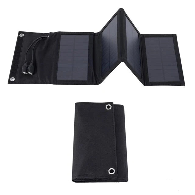 USB Foldable Solar Panel portable Flexible Small Waterproof 5V Folding