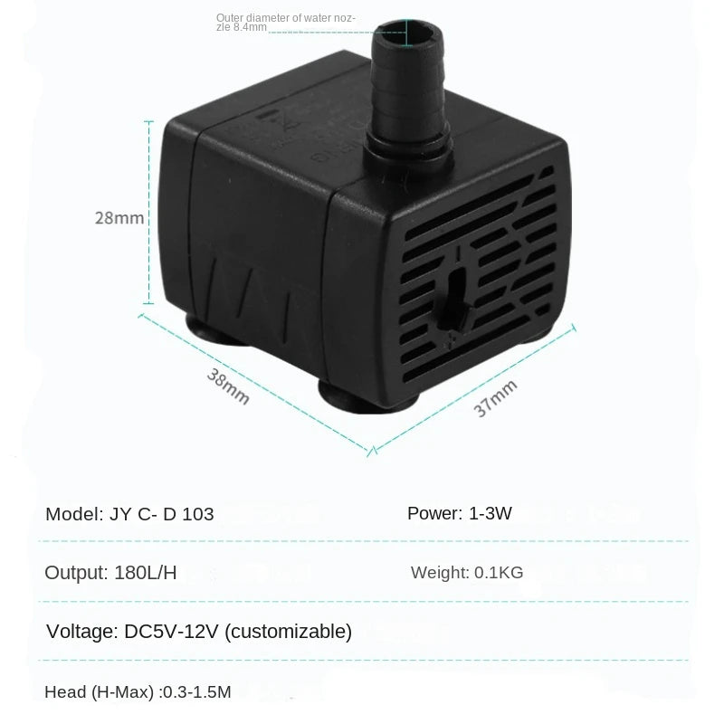 usb 5v water pump system