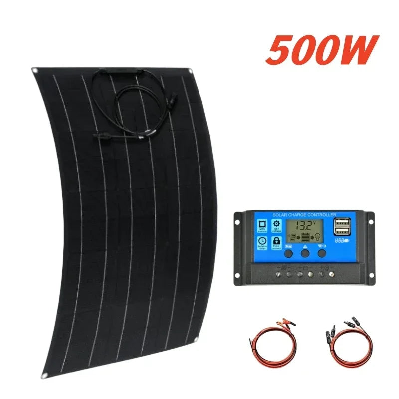 rv boat car household camping 18v 36v battery charger solar panel kits