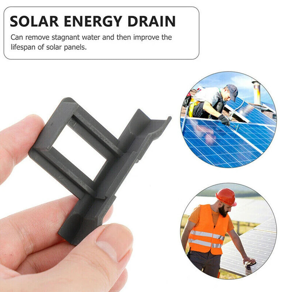 10 pcs solar panel frames water drained