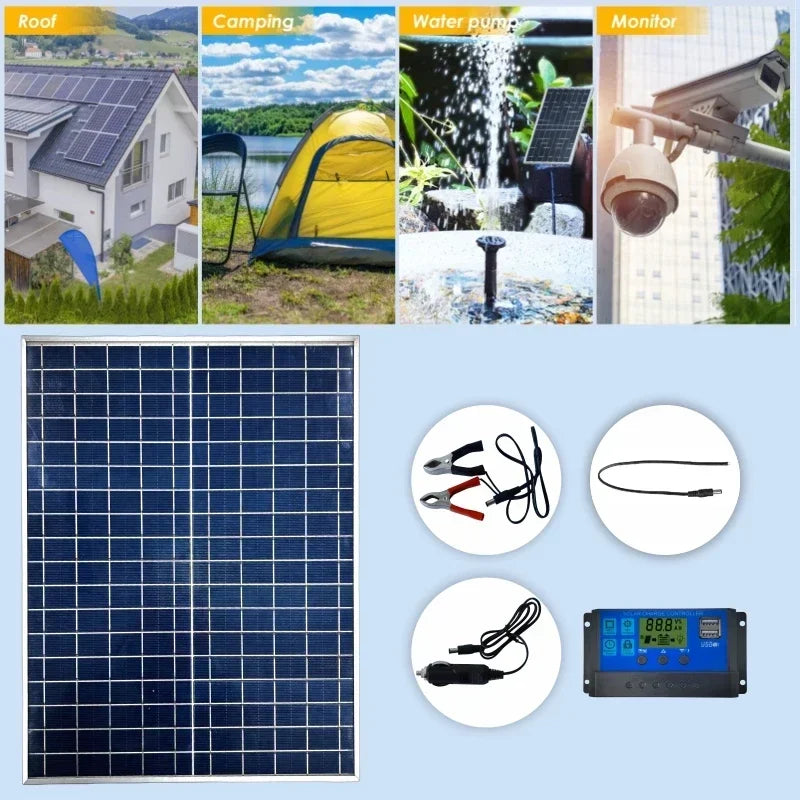 Power Bank Kit 100AController Solar Plate