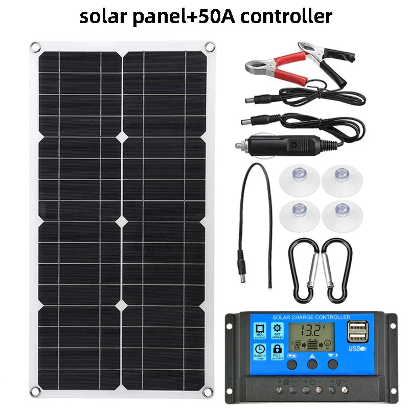 600w 5v12v18v flexible solar panel kit monocrystalline solar cells pow