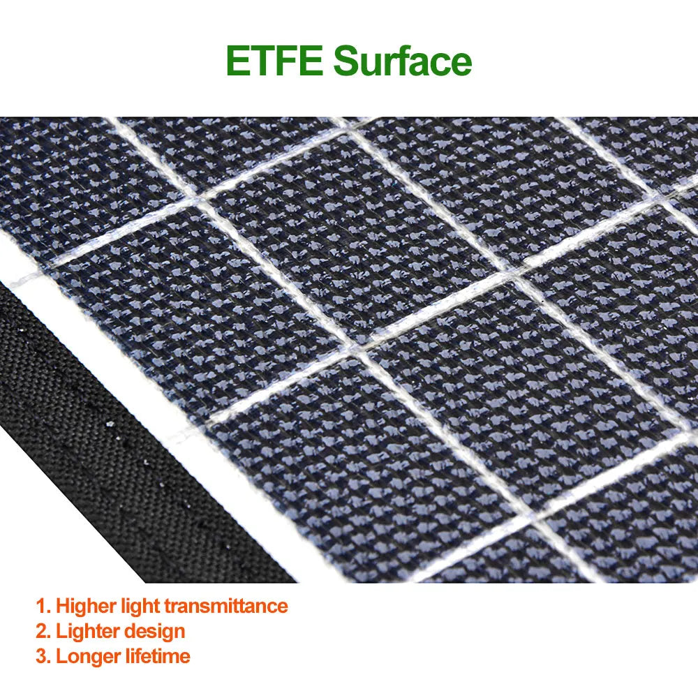 etfe solar panel folding pack 45w solar cells type-