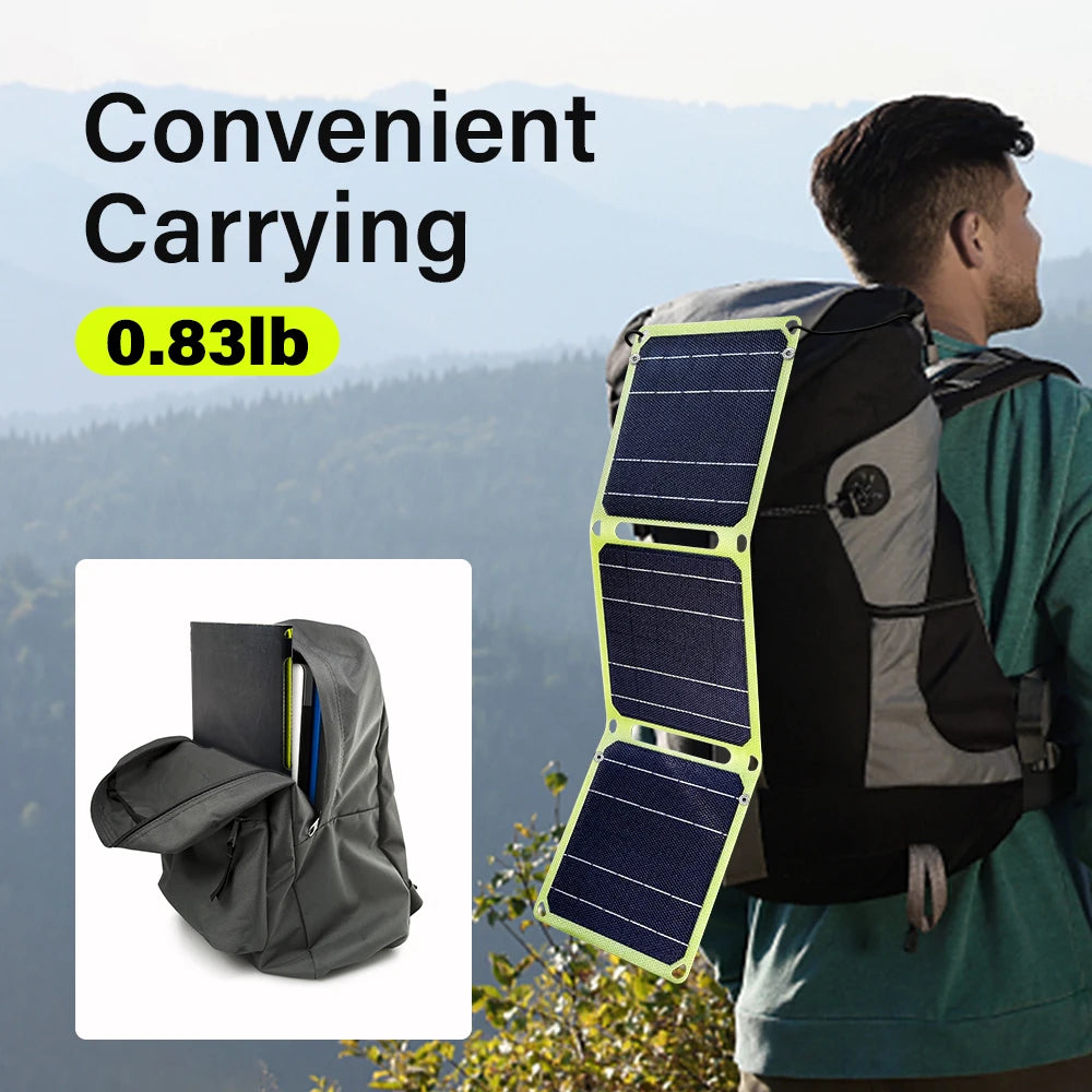 outdoor powerful flexible solar panel 5v 40w portable battery mobile