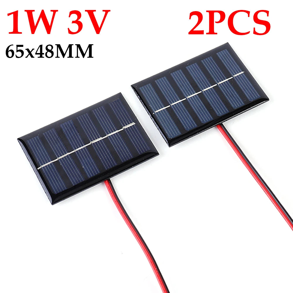 solar panel 3w 5v micro solar board portable fast charger polysilicon