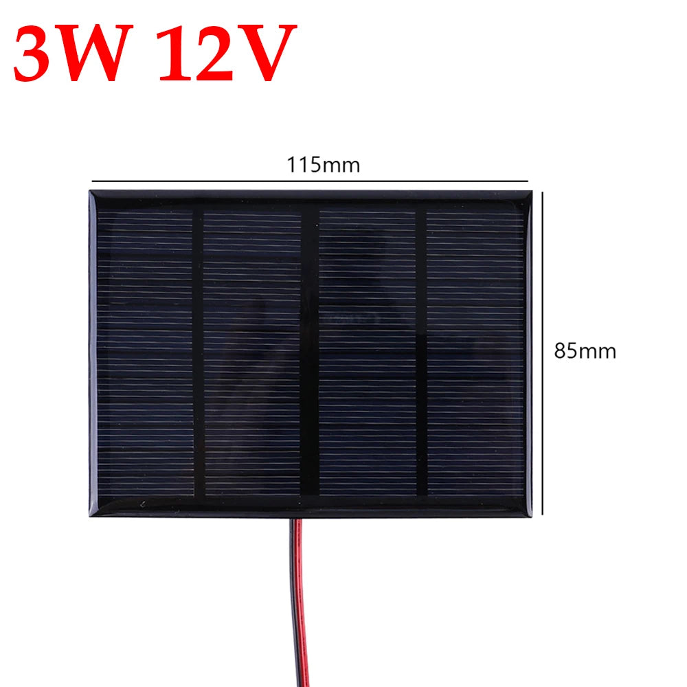 solar panel 3w 5v micro solar board portable fast charger polysilicon