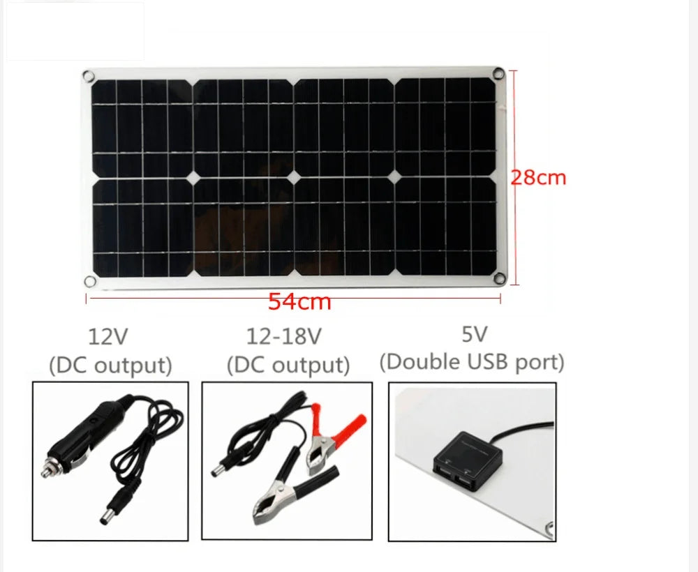 600w 5v12v18v flexible solar panel kit monocrystalline solar cells pow