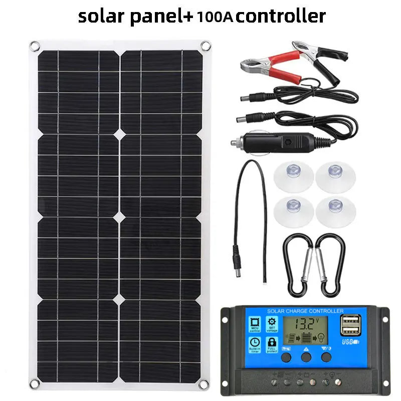 600w 5v12v18v flexible solar panel kit monocrystalline solar cells pow