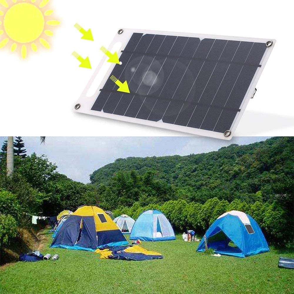 5v 10w solar panel output usb outdoor portable solar system cell phone