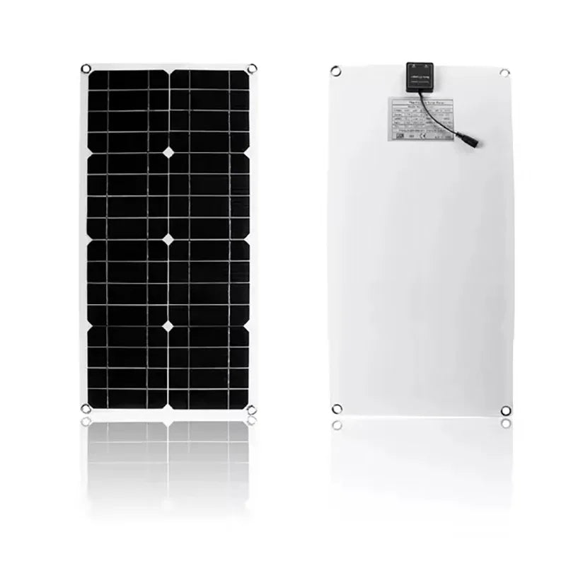 600w solor panel flexible power bank solar cell kit 12v18v controller