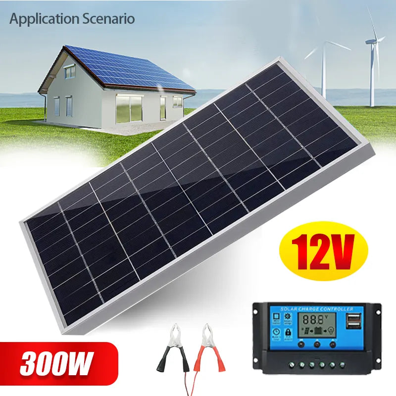 Portable Outdoor Rechargeable Solar Cell Generator for Home