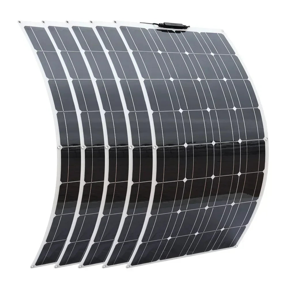 100w 200w 300w 400w 1000w flexible solar panel efficiency cell diy mod