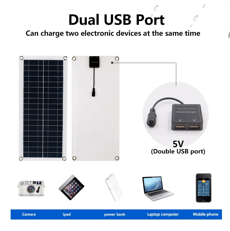 1000w solar panel 12v solar cell 10a-100a controller solar plate kit