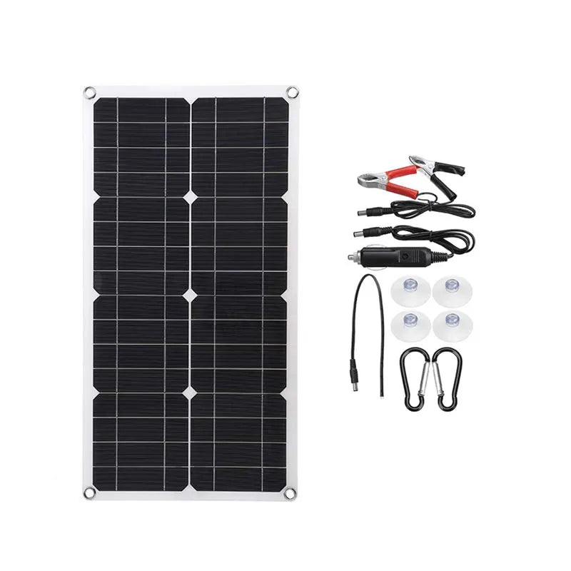 800w solar power system kit battery charger solar panel 10-100a charg