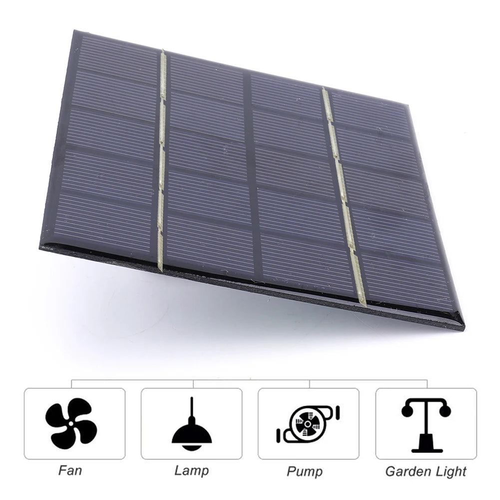 solar panel 3w 5v micro solar board portable fast charger polysilicon