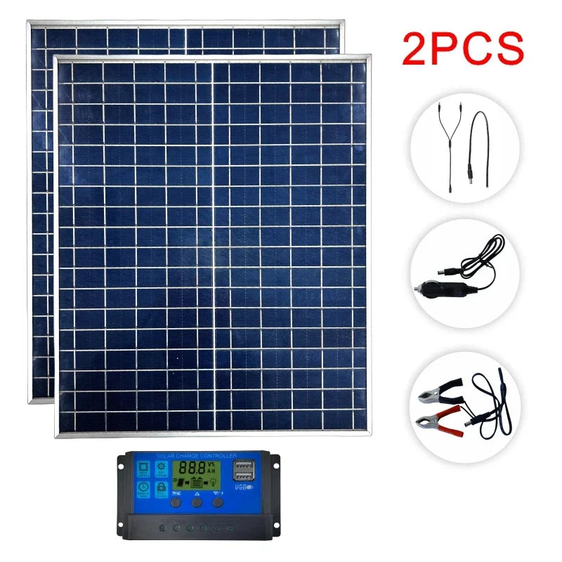 Power Bank Kit 100AController Solar Plate