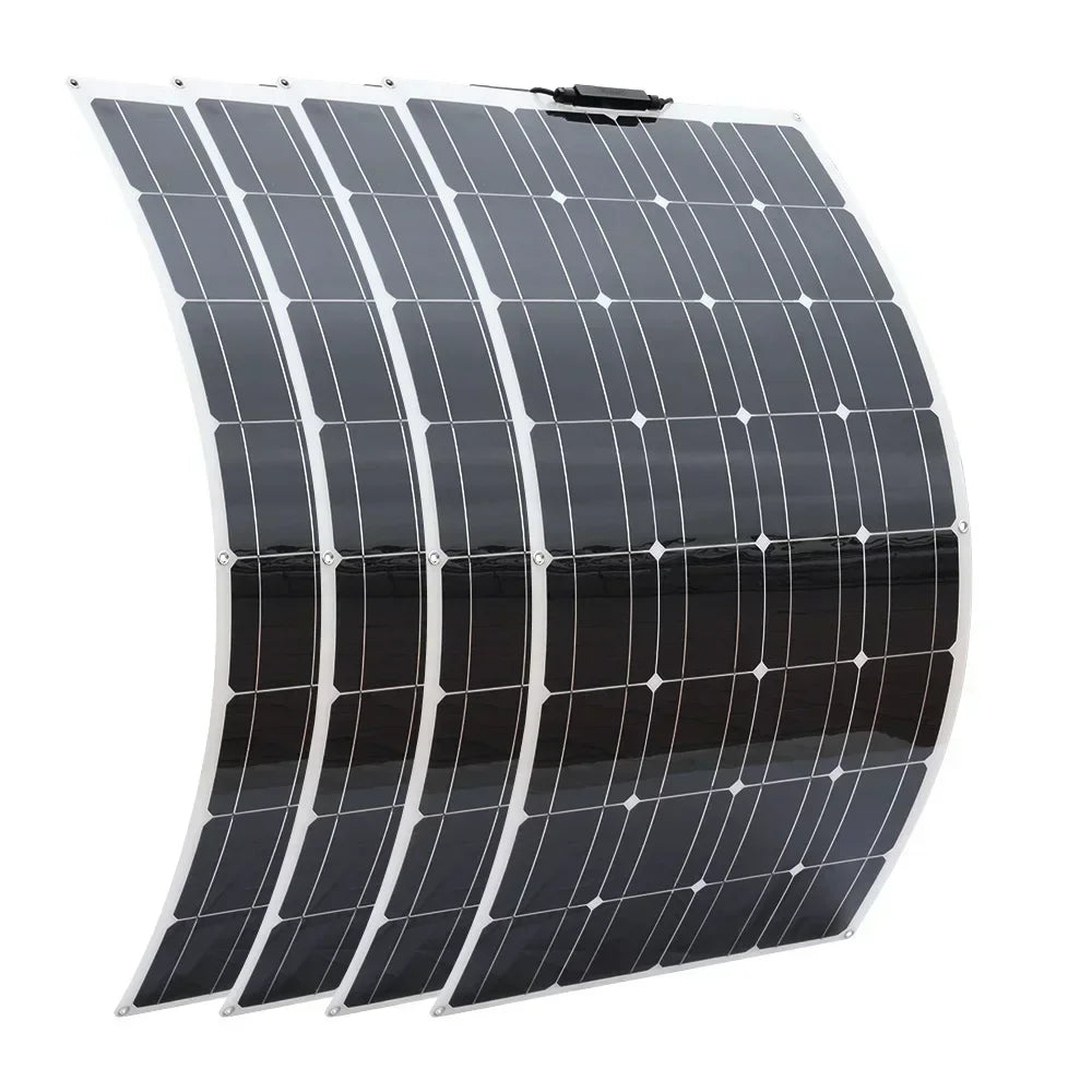 100w 200w 300w 400w 1000w flexible solar panel efficiency cell diy mod