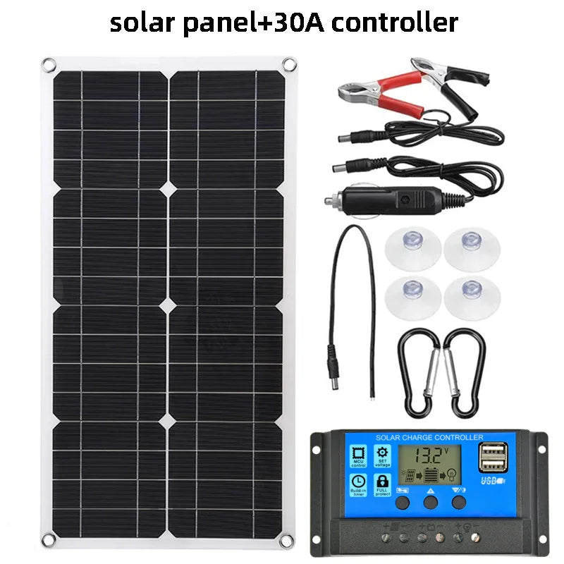 600w 5v12v18v flexible solar panel kit monocrystalline solar cells pow