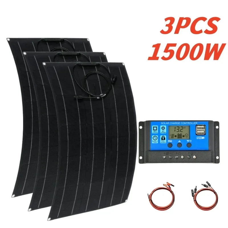 rv boat car household camping 18v 36v battery charger solar panel kits