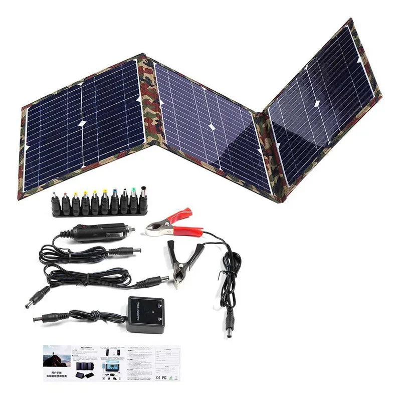 100-800w foldable solar panel kit complete solar power station mppt po